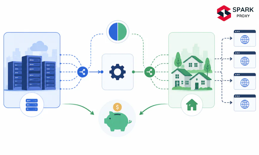 Hybrid Proxy Strategy: Combine Datacenter and Residential to Cut Costs