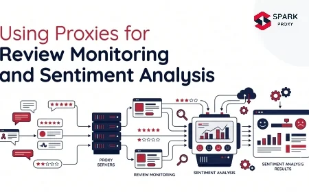 Using Proxies for Review Monitoring and Sentiment Analysis